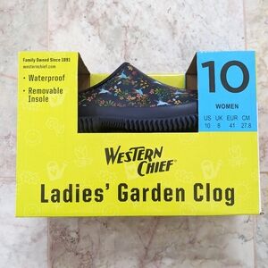 Western Chief Ladies Garden Clog Waterproof US 10 Hummingbird